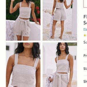 Anthropologie two piece set